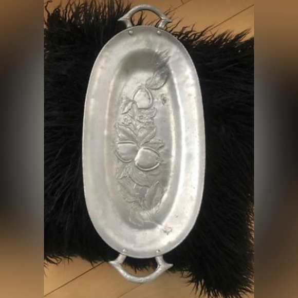EVER LAST Hand Hammered Serving Dish • Vintage - Picture 2 of 3